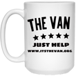 Load image into Gallery viewer, The Van Black Logo White Mug