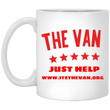 Load image into Gallery viewer, The Van Red Logo White Mug