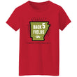 Load image into Gallery viewer, Back 5 Fields G500L Ladies' T-Shirt