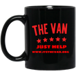 Load image into Gallery viewer, The Van Red Logo Black Mug
