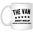 Load image into Gallery viewer, The Van Black Logo White Mug