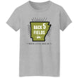Load image into Gallery viewer, Back 5 Fields G500L Ladies' T-Shirt
