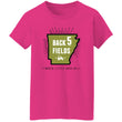 Load image into Gallery viewer, Back 5 Fields G500L Ladies' T-Shirt