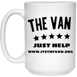 The Van Black Logo White Mug