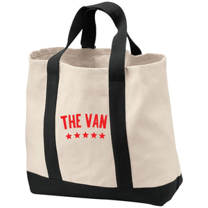 The Van B400 Embroidered 2-Tone Shopping Tote