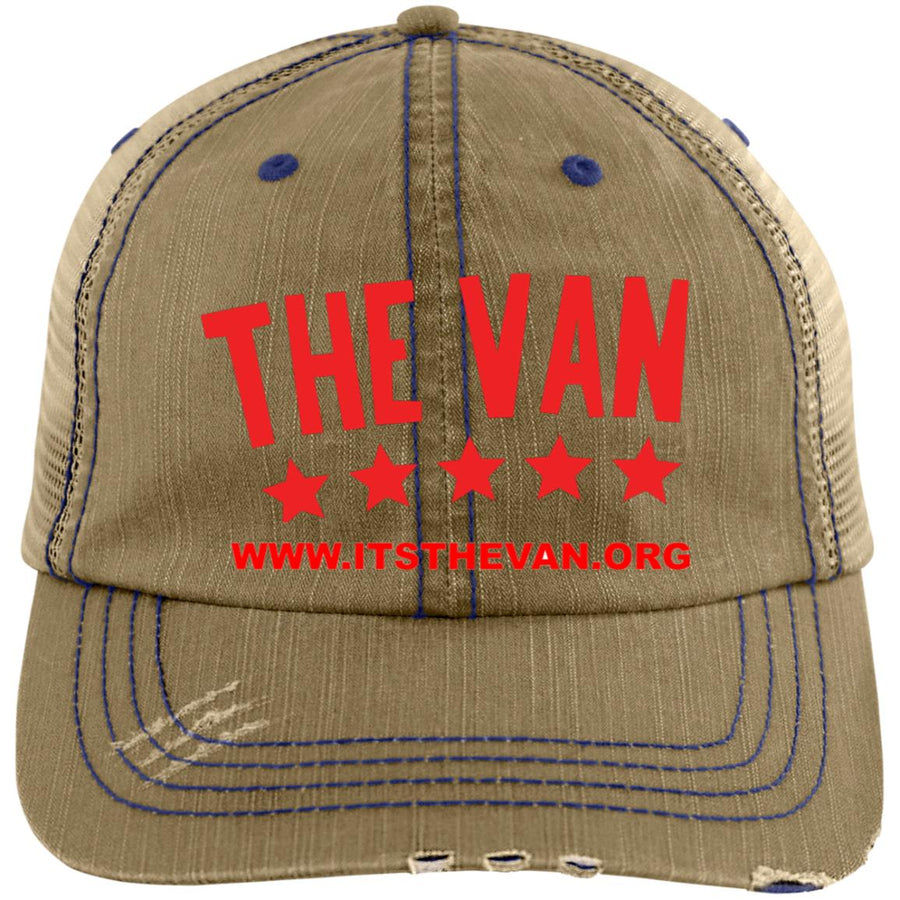 Back 5 Fields 6990 Distressed Unstructured Trucker Cap – It's The Van