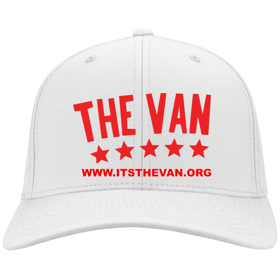 The Van C813 Embroidered Flex Fit Twill Baseball Cap