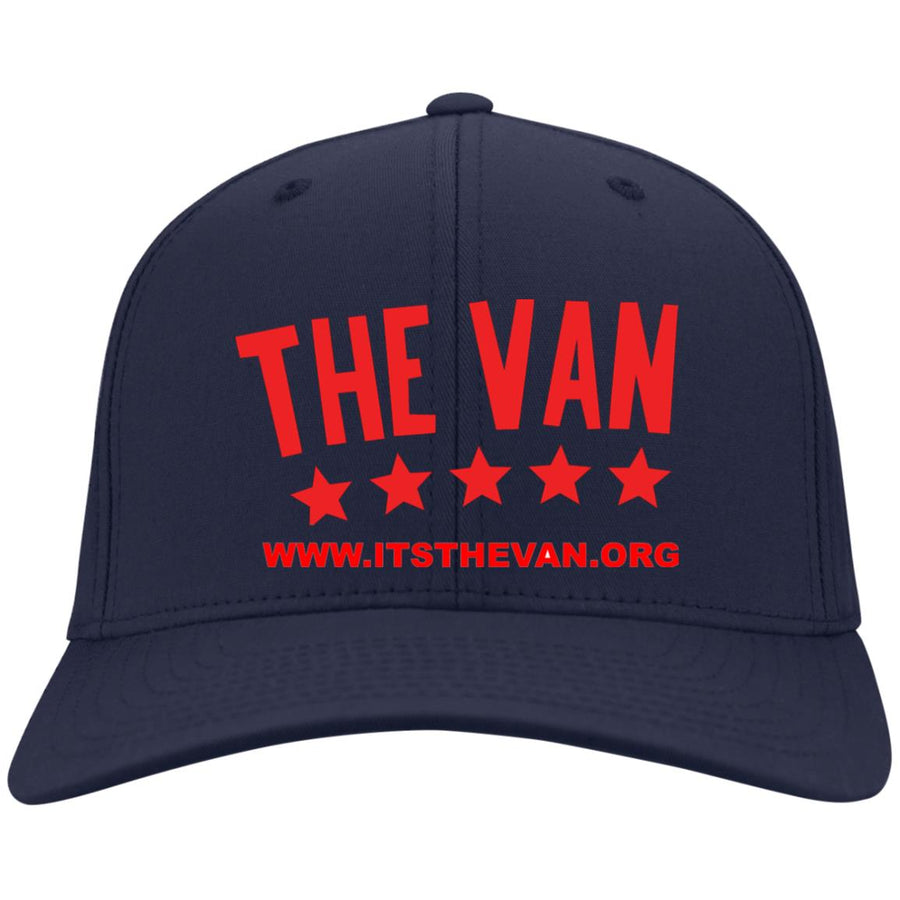 The Van C813 Embroidered Flex Fit Twill Baseball Cap